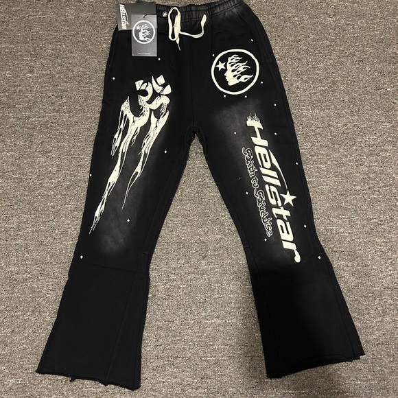 Helstar Black Graphic Sweatpants